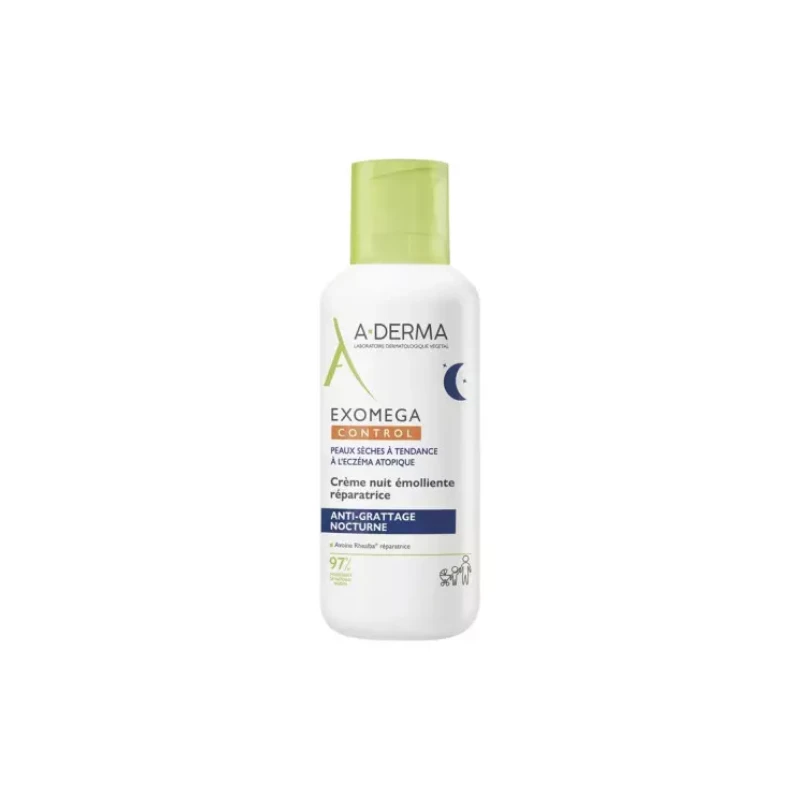 A-Derma Exomega Control Crème De Nuit émolliente Réparatrice - 400ml 3 A-Derma Exomega Control Crème De Nuit émolliente Réparatrice - 400ml