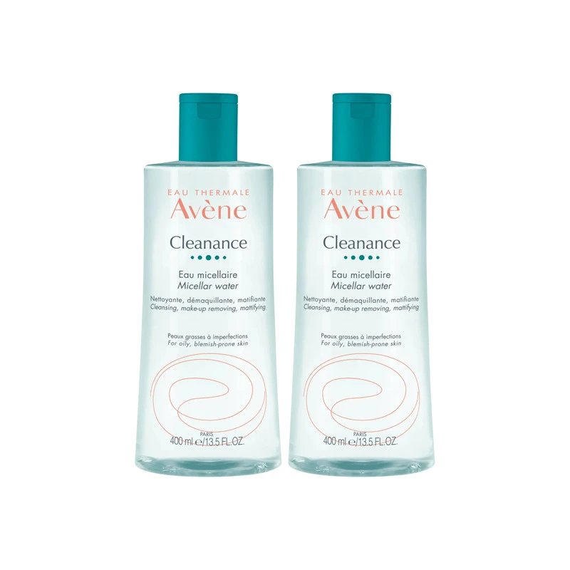 Avène Cleanance Eau Micellaire Lot De 2x400ml 3 Avène Cleanance Eau Micellaire Lot De 2x400ml