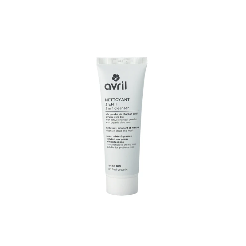 Avril Nettoyant 3 En 1 Bio 50 Ml 3 Avril Nettoyant 3 En 1 Bio 50 Ml