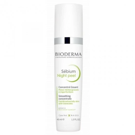 Bioderma Sébium Night Peel Concentré Lissant 40ml 3 Bioderma Sébium Night Peel Concentré Lissant 40ml