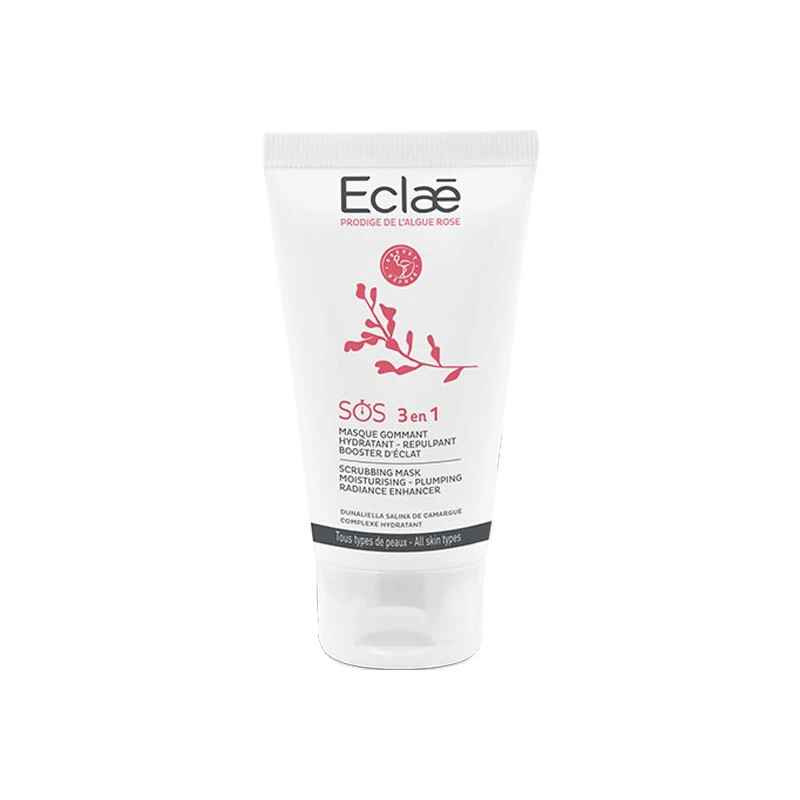 Eclaé SOS 3en1 Masque Gommant Hydratant 50ml 3 Eclaé SOS 3en1 Masque Gommant Hydratant 50ml