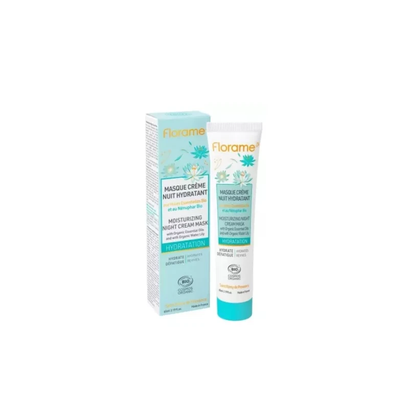 Florame Masque Crème Nuit Hydratant Bio 65 Ml 3 Florame Masque Crème Nuit Hydratant Bio 65 Ml