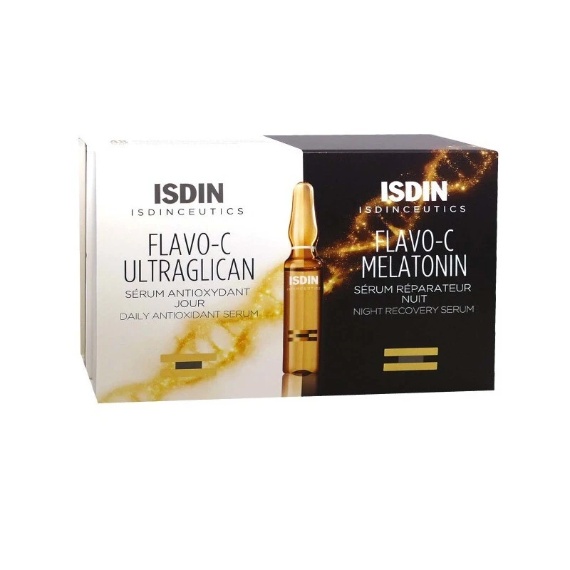 Isdin Isdinceutics Flavo-c Melatonin & Ultraglican 20 Ampoules 3 Isdin Isdinceutics Flavo-c Melatonin & Ultraglican 20 Ampoules