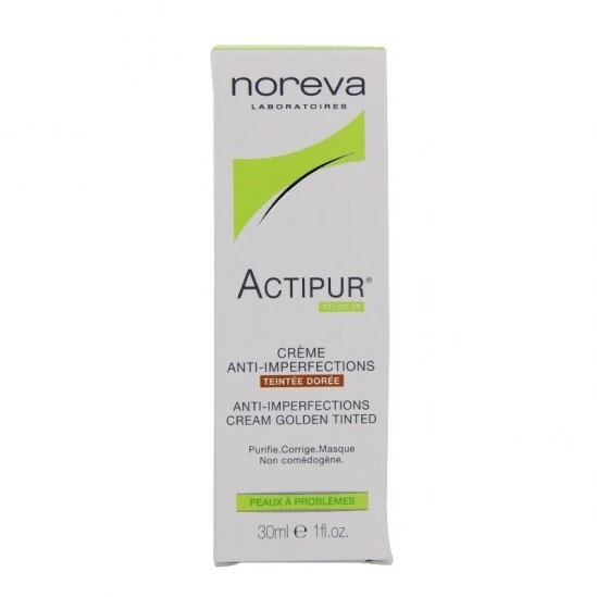 Noreva Actipur Crème Anti-imperfections Teintée Dorée 30ml 4 Noreva Actipur Crème Anti-imperfections Teintée Dorée 30ml – Image 2