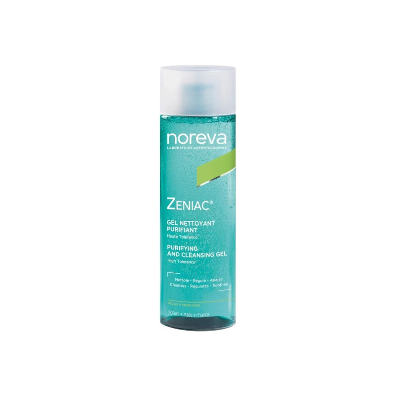 Noreva Zeniac Gel Nettoyant Purifiant 200ml 3 Noreva Zeniac Gel Nettoyant Purifiant 200ml