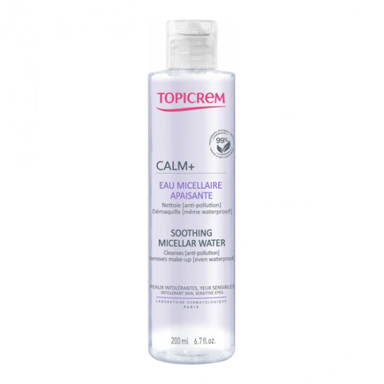 Topicrem Calm+ Eau Micellaire Apaisante 200ml 3 Topicrem Calm+ Eau Micellaire Apaisante 200ml